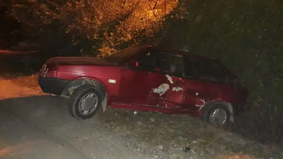 Kozcağız girişinde kaza