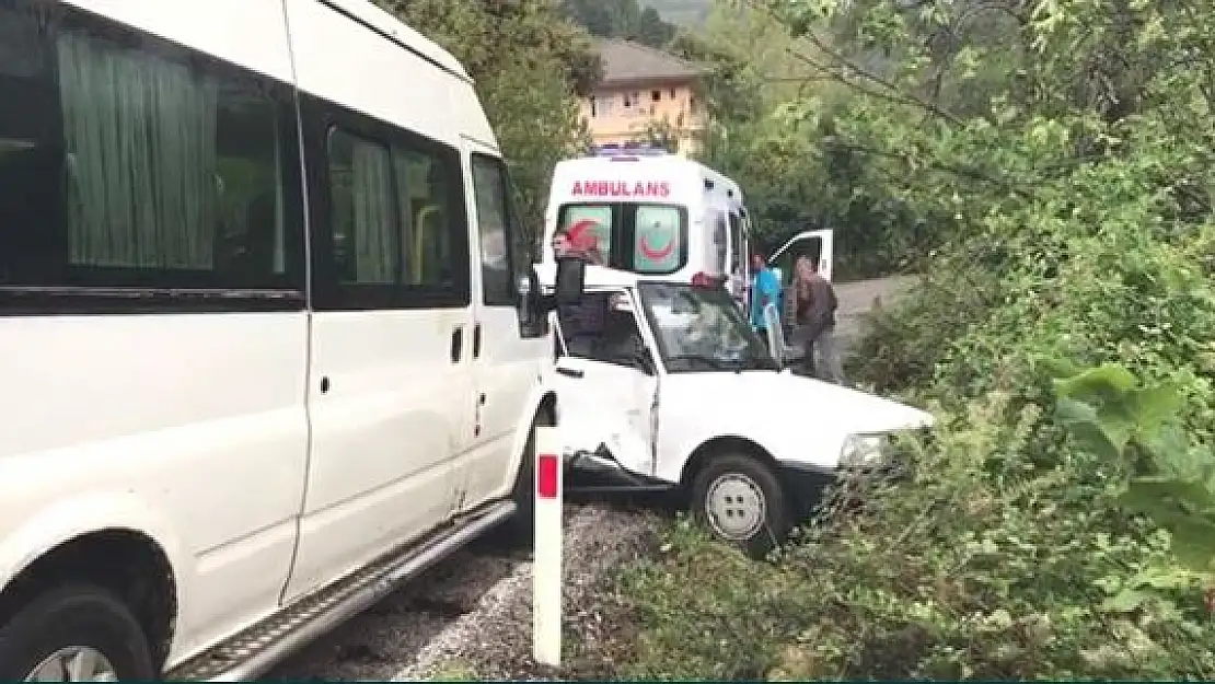 Kozcağız Kumluca yolunda kaza!