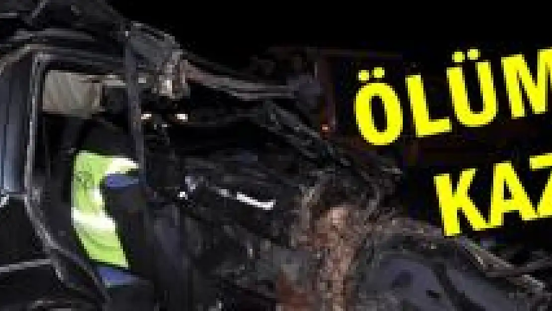 Kozcağız yolunda feci kaza:1 Ölü, 4 Yaralı