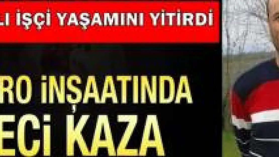 Kozcağızlı işçi hayatını kaybetti