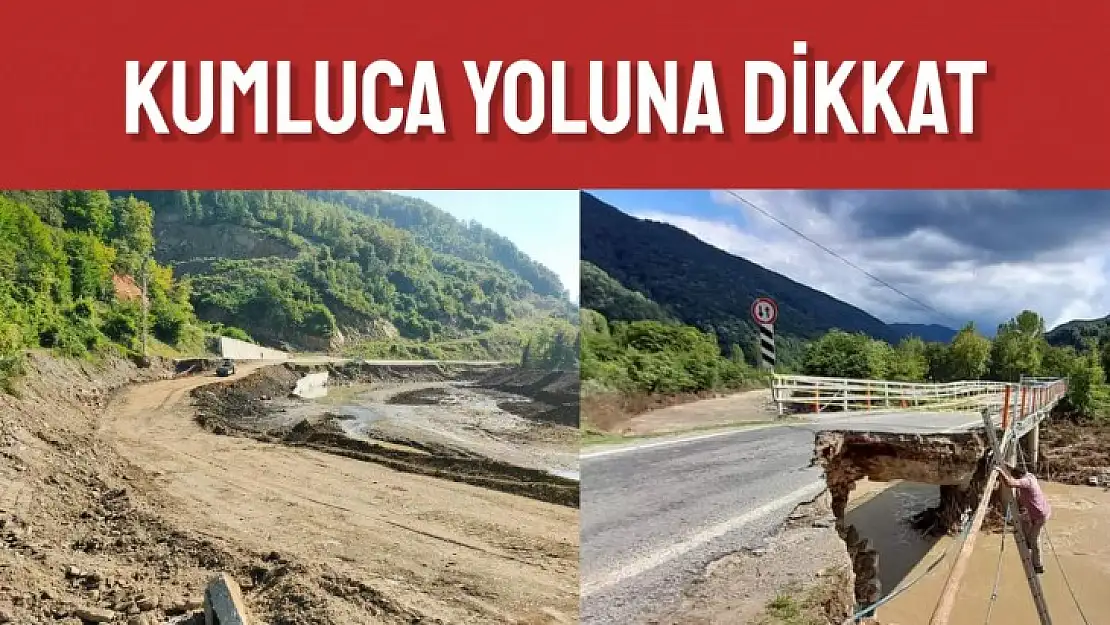 Kumluca yolunda son durum