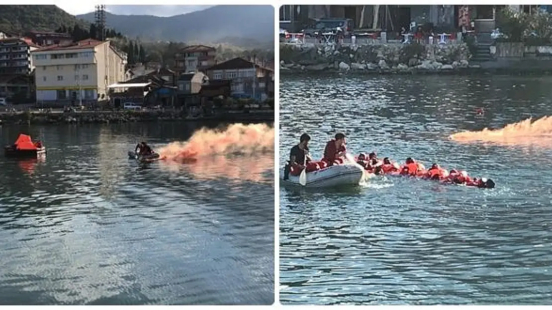 Kurucaşile limanında hareketli dakikalar