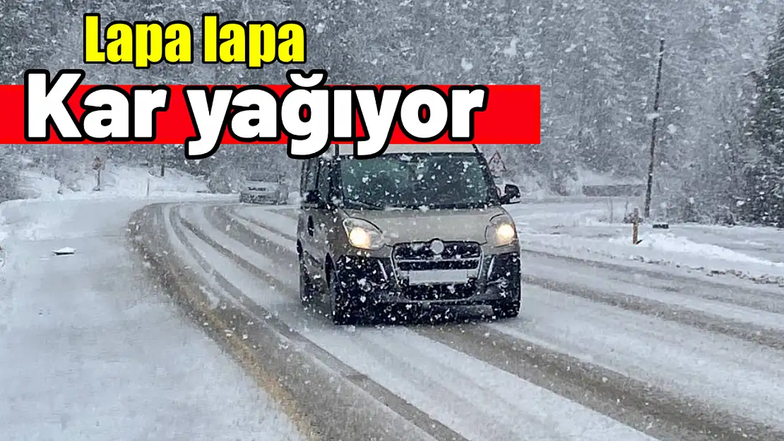 Lapa lapa kar yağıyor