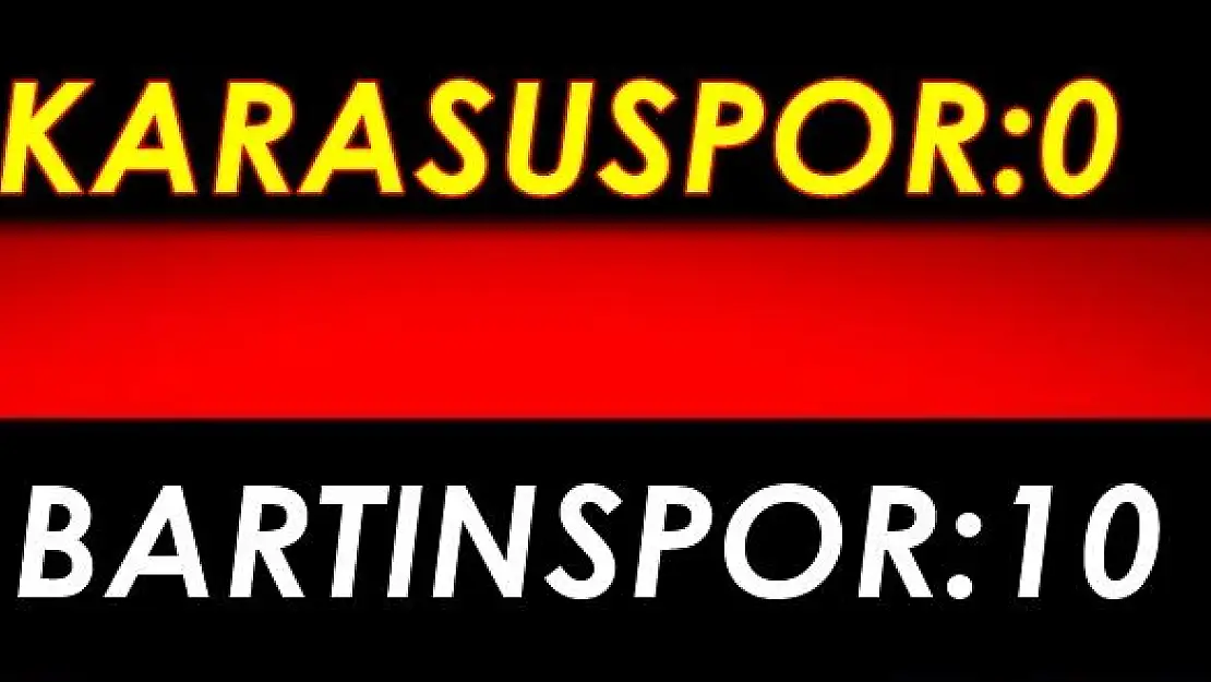 Lider Bartınspor farklı kazandı