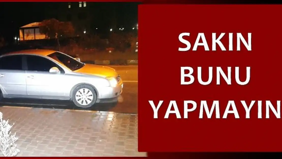 Macera olsun diye araba çaldı