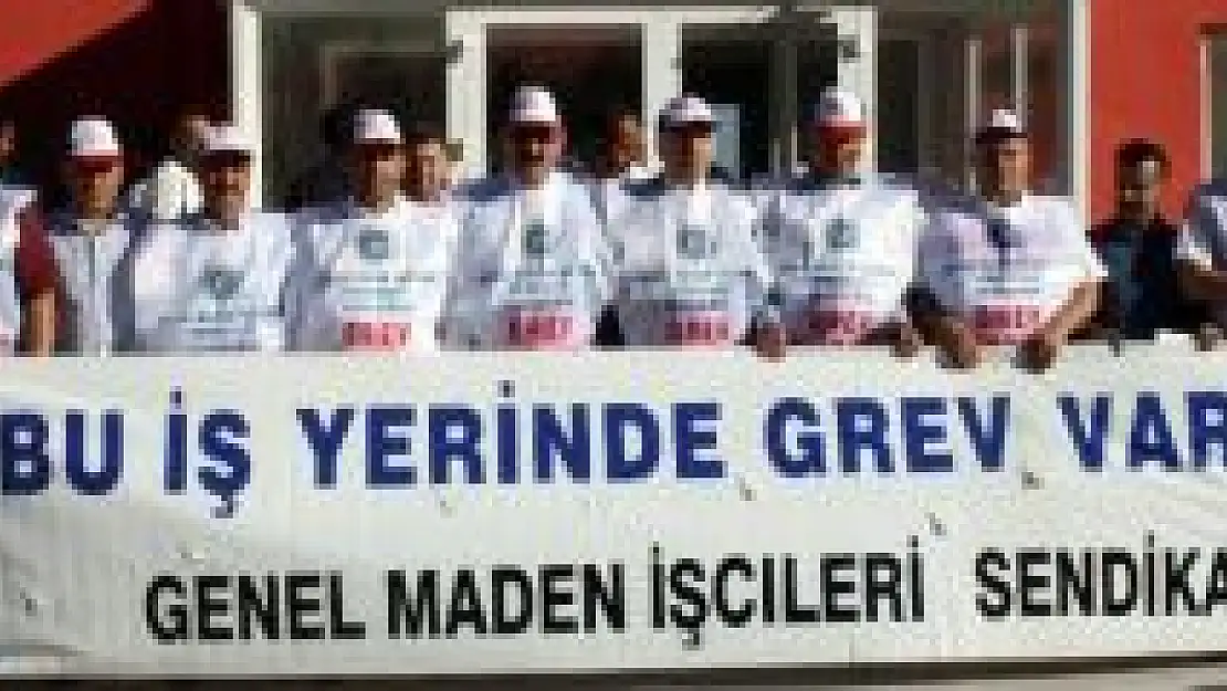Madencilerin çift maaş grevi yeniden başladı