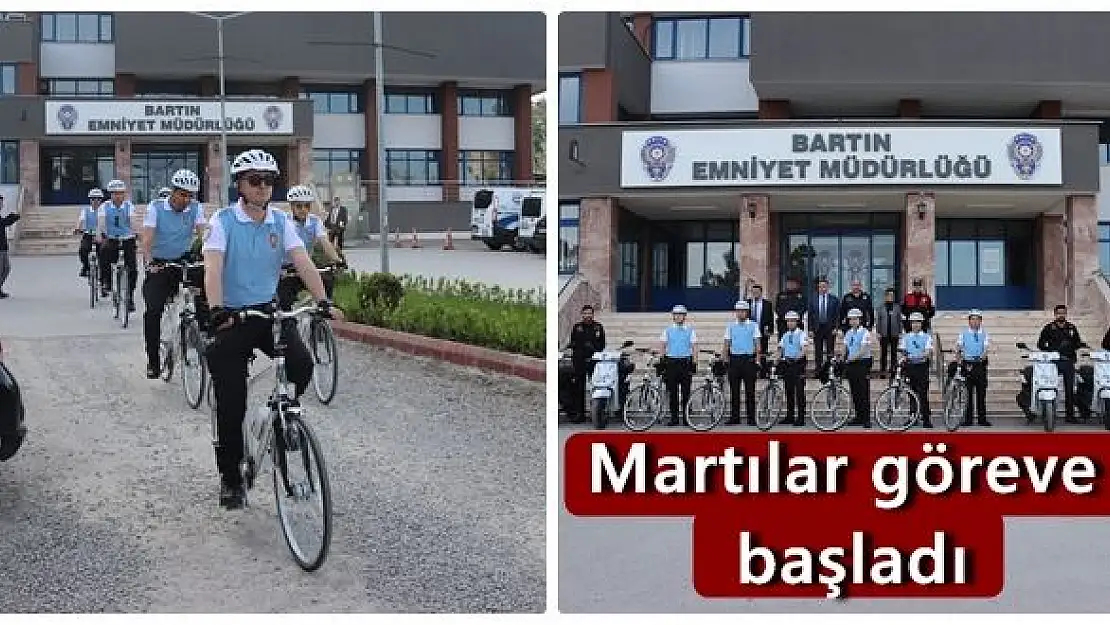 Martılar Bartın'da göreve başladı