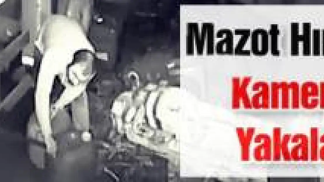 Mazot Hırsızı Depoyu Böyle Boşalttı