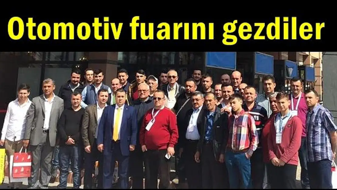 MESO üyeleri otomotiv fuarını gezdi