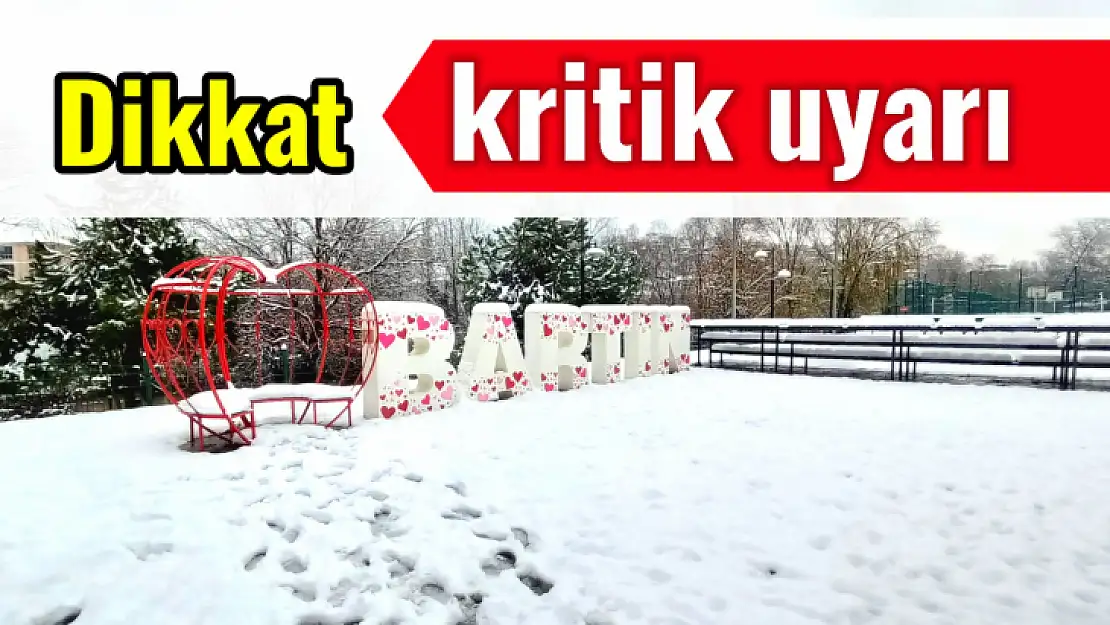 Meteorolojiden Bartın için uyarı