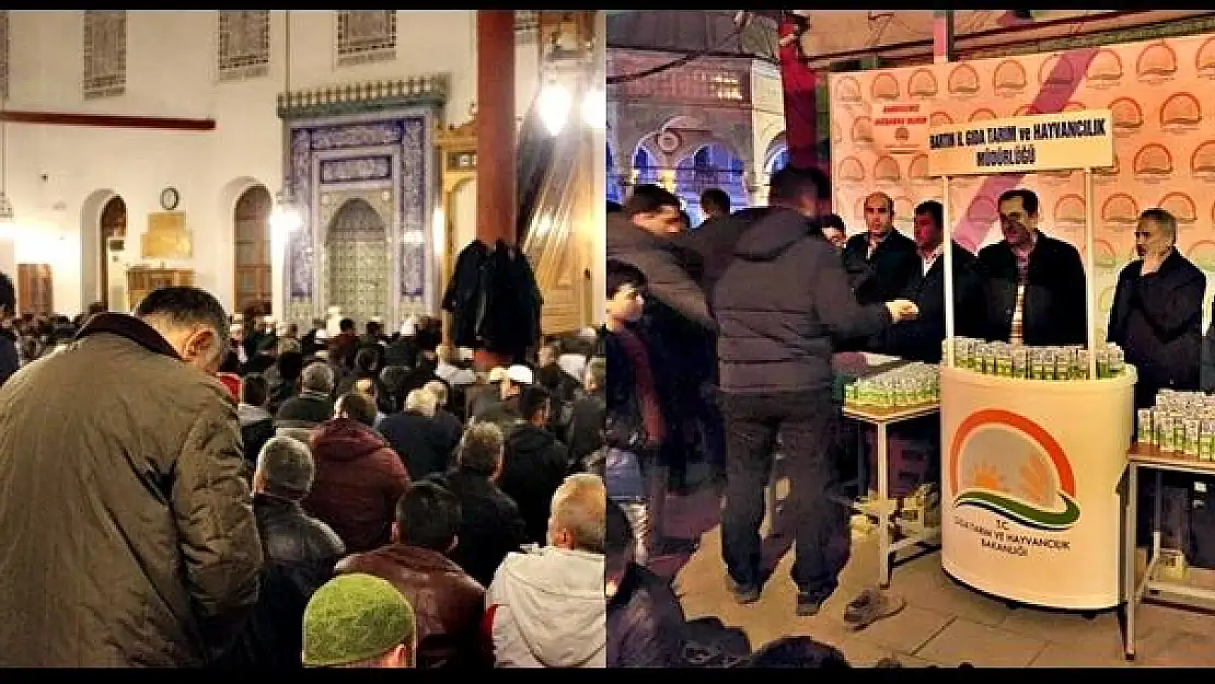 Mevlid Kandilinde camiler doldu taştı