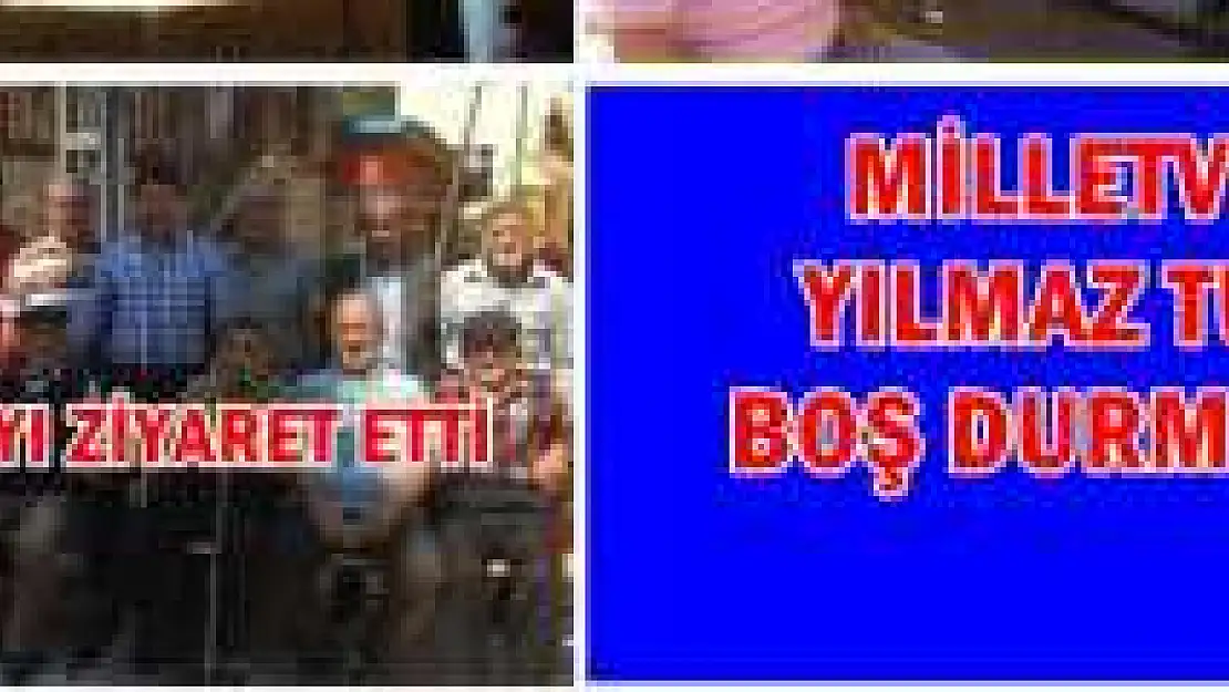 MİLLETVEKİLİ TUNÇ BOŞ DURMUYOR
