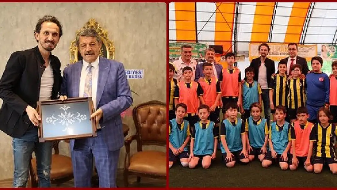 Milli Futbolcu Tuncay Şanlı Bartın'a geldi