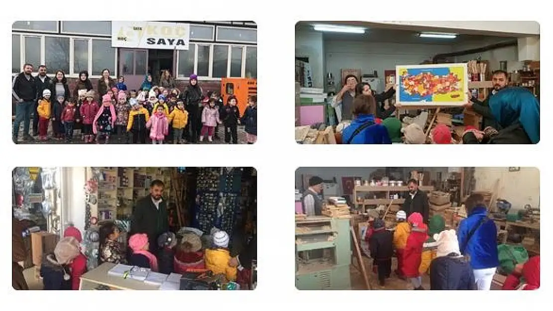 Miniklerden sanayi esnafına ziyaret