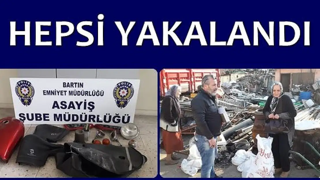 Motosiklet Parçalayan Şebekeye Baskın