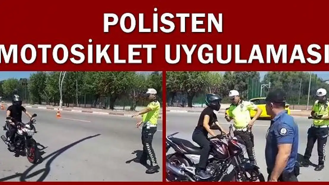 Motosikletlere sıkı denetim