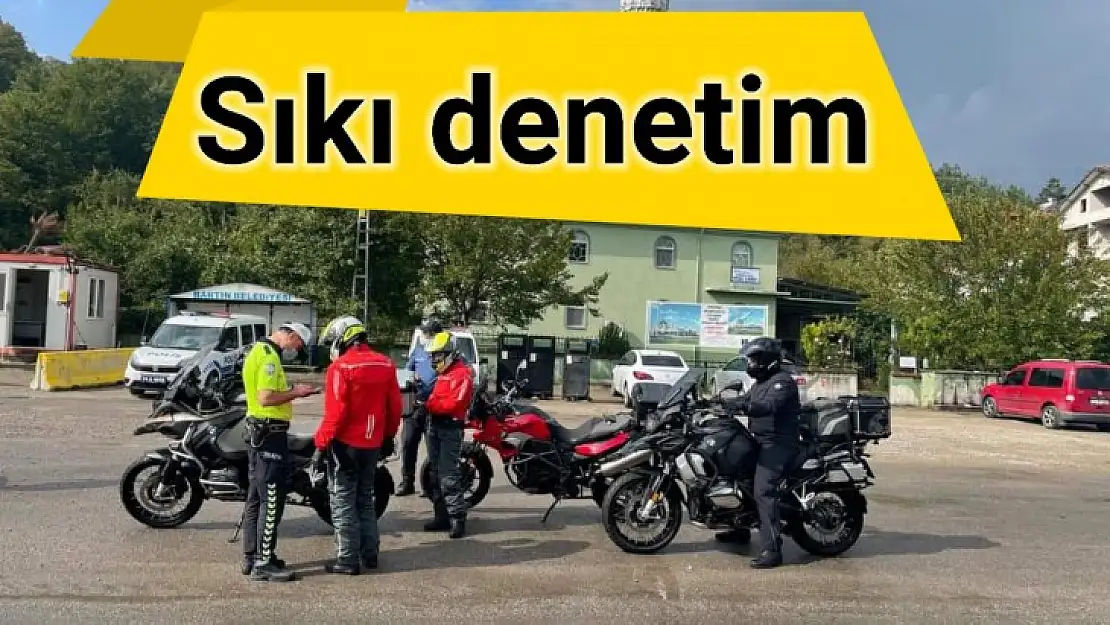 Motosikletlere sıkı denetim