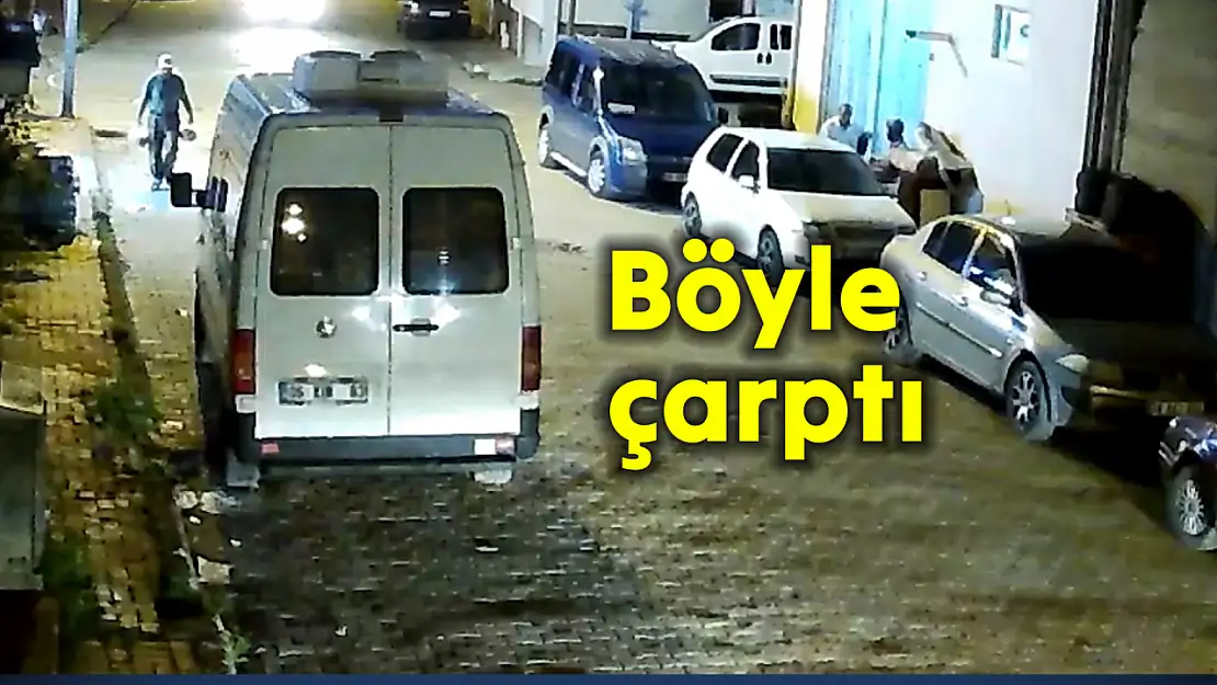 Motosikletli sürücü vatandaşa çarptı