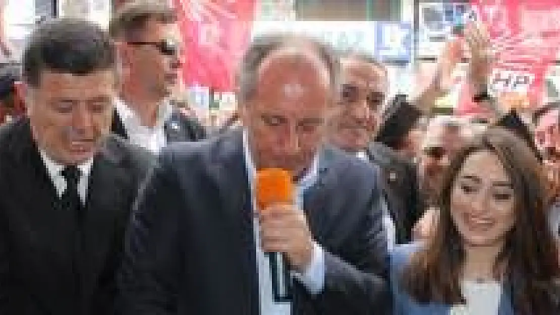 Muharrem İnce Bartın'da ilgiyle karşılandı 