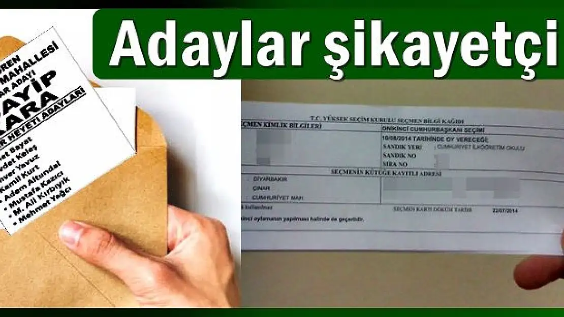 Muhtar adayları bu durumdan şikâyetçi