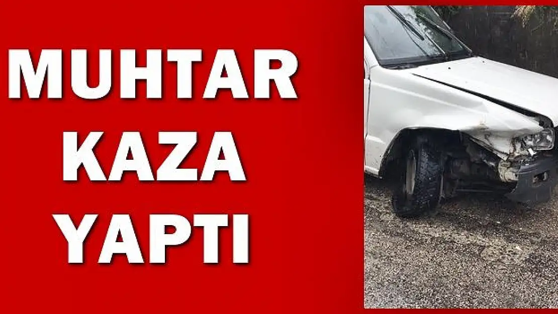 Muhtar kaza yaptı