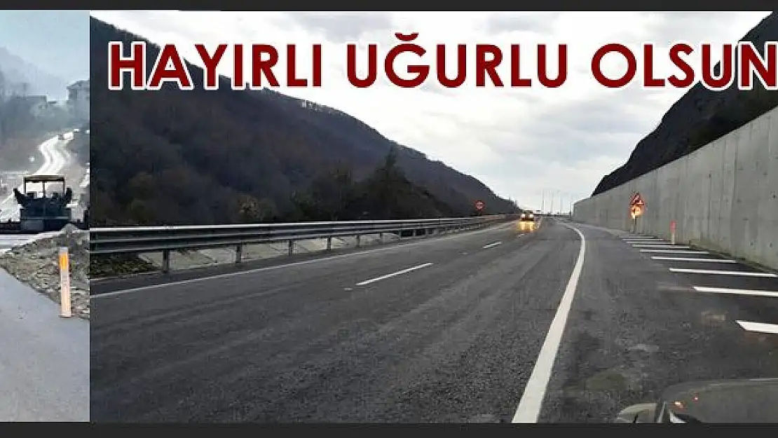Müjde, Baraj yolu ulaşıma açıldı