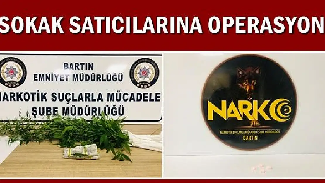 Narkotikten sokak satıcılarına operasyon