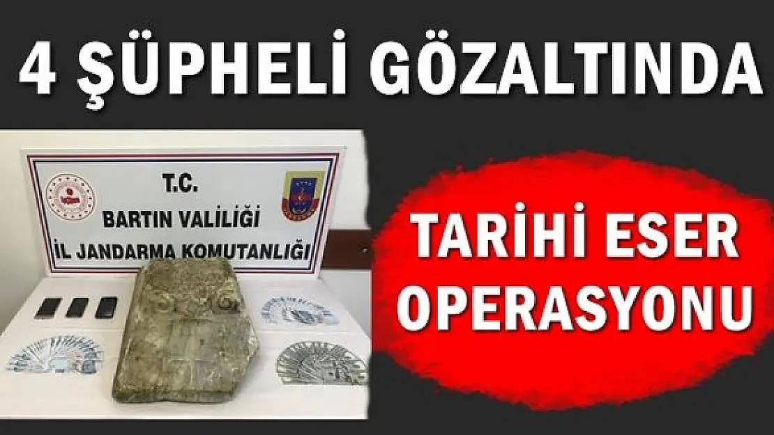 O köyde tarihi eser operasyonu