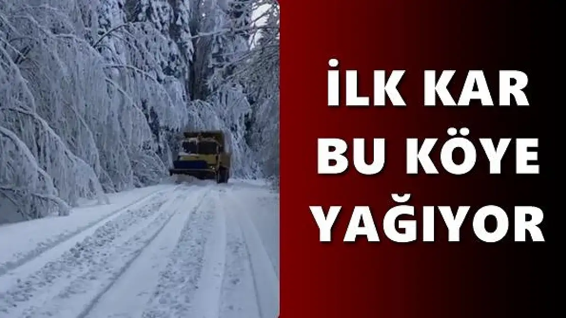 O köyde yollar kardan temizlendi