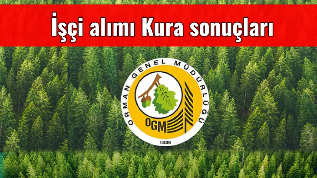 OGM kura sonuçları belli oldu