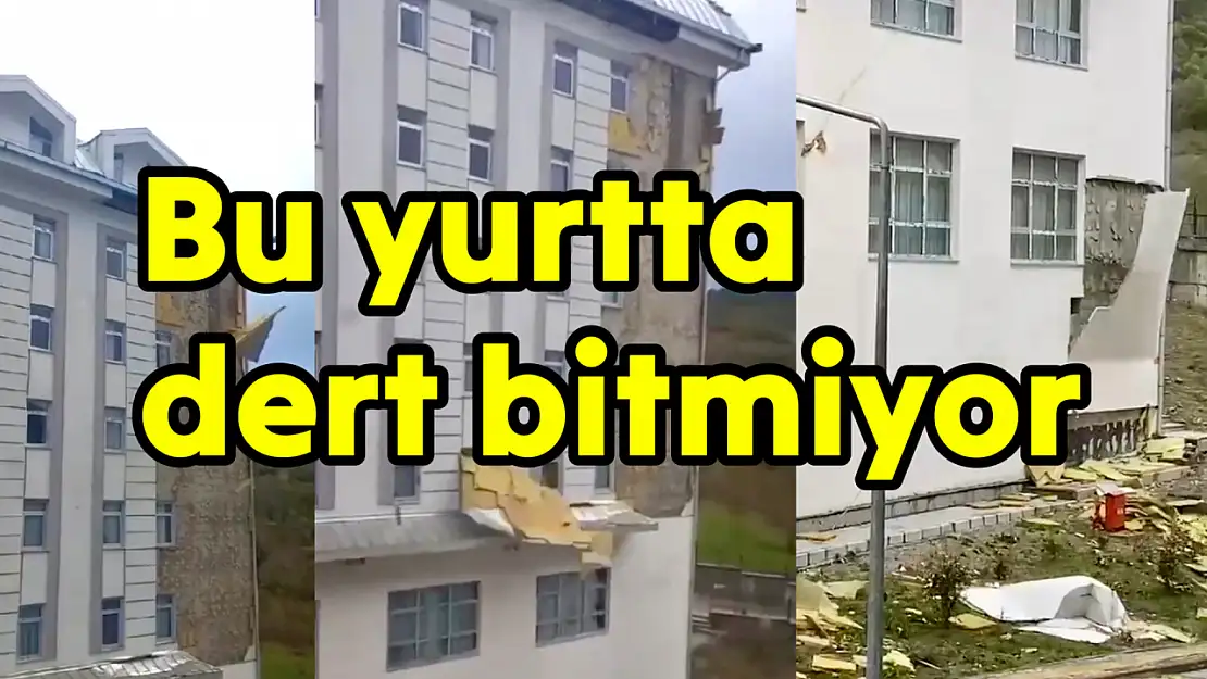 Öğrenci yurdunda korku dolu anlar