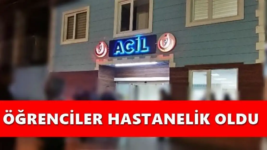 Öğrenciler hastanelik oldu