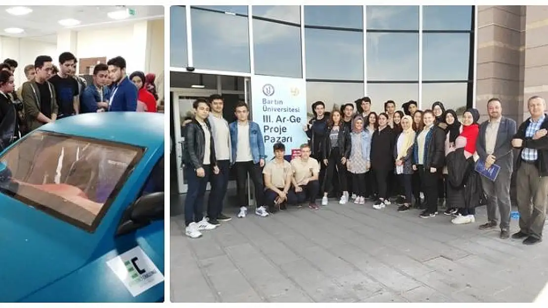 Öğrencilerden proje pazarına ziyaret