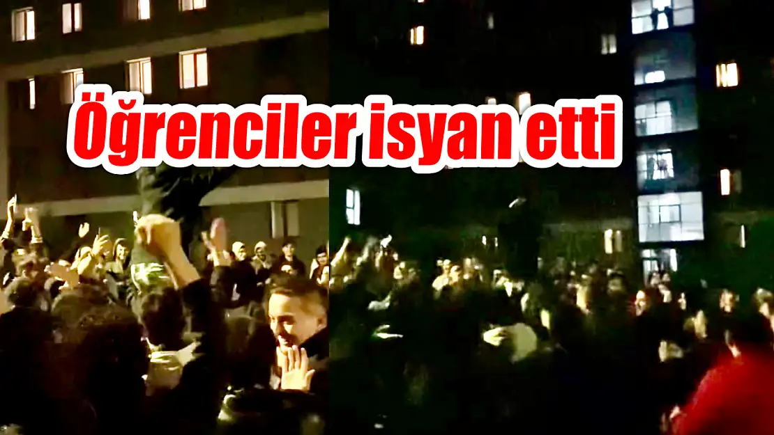 Öğrencilerden susuzluğa tepki