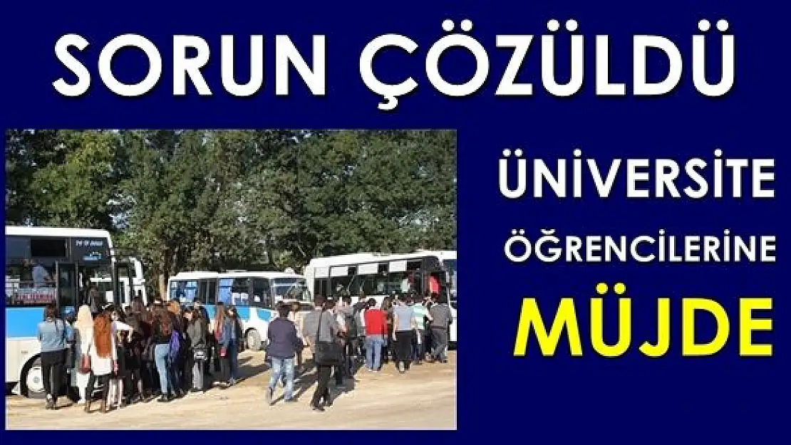 Öğrencilerin aktarmalı ulaşım sorunu çözüldü
