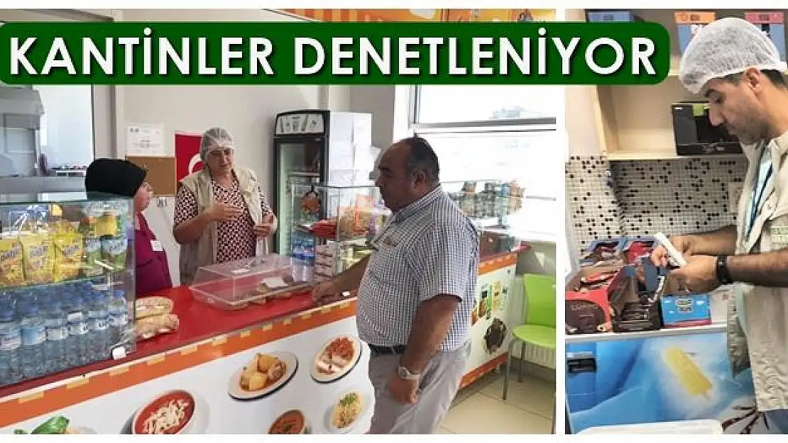Okul Kantinleri Denetleniyor