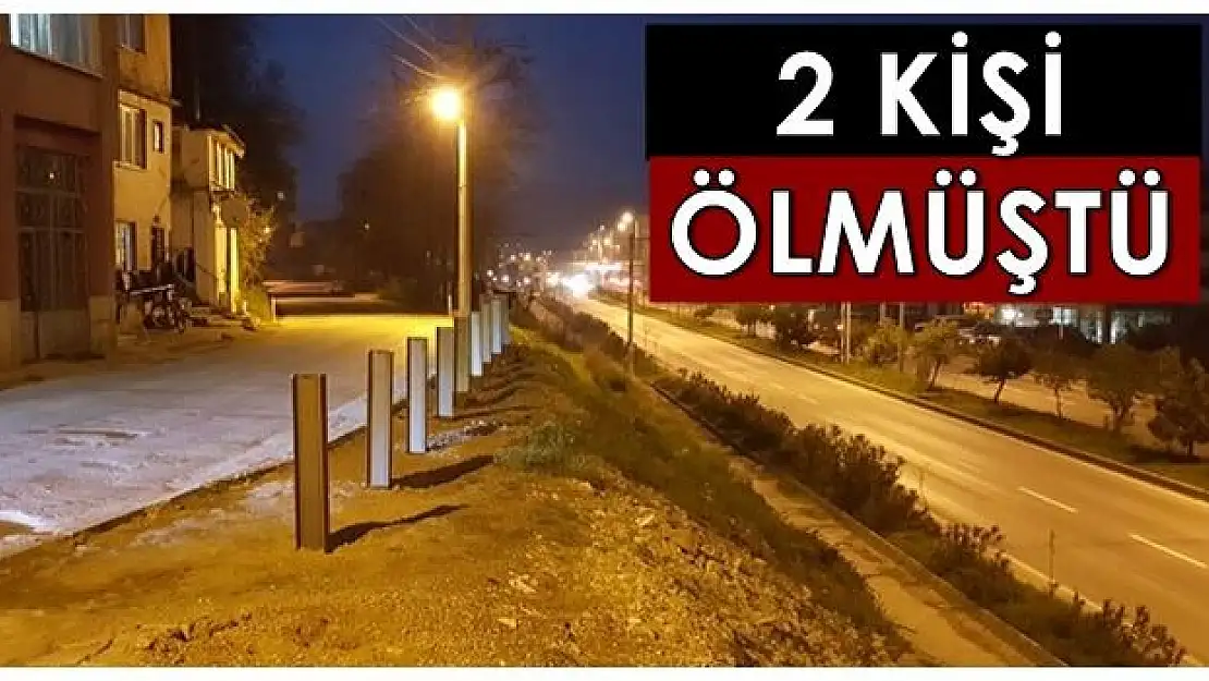 Ölümlü kazaların olduğu yere önlem