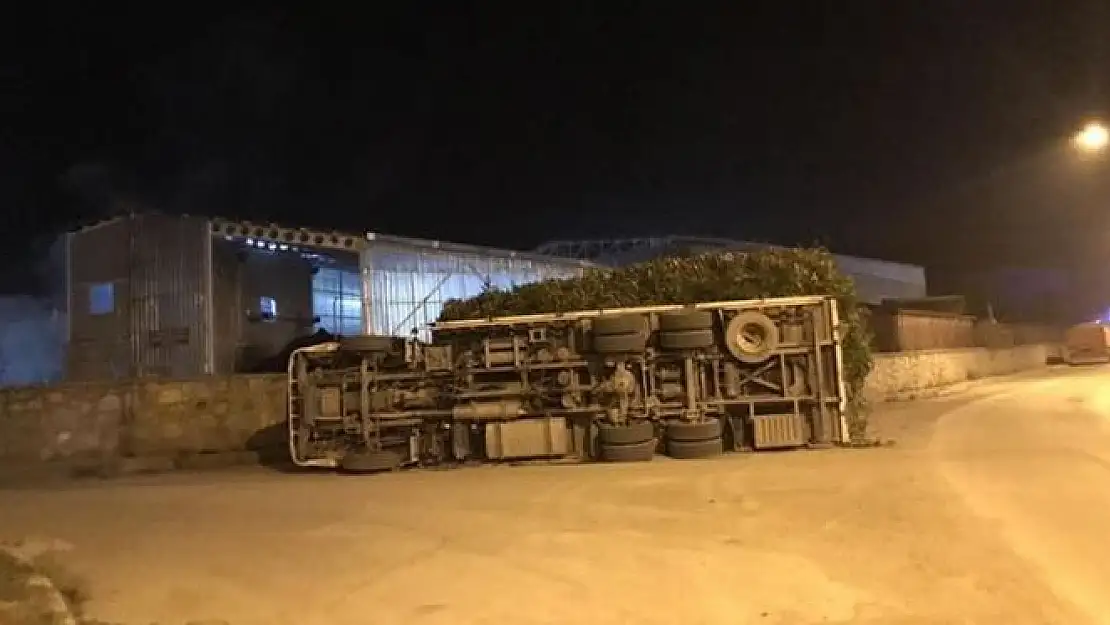 Organize sanayi bölgesinde kaza