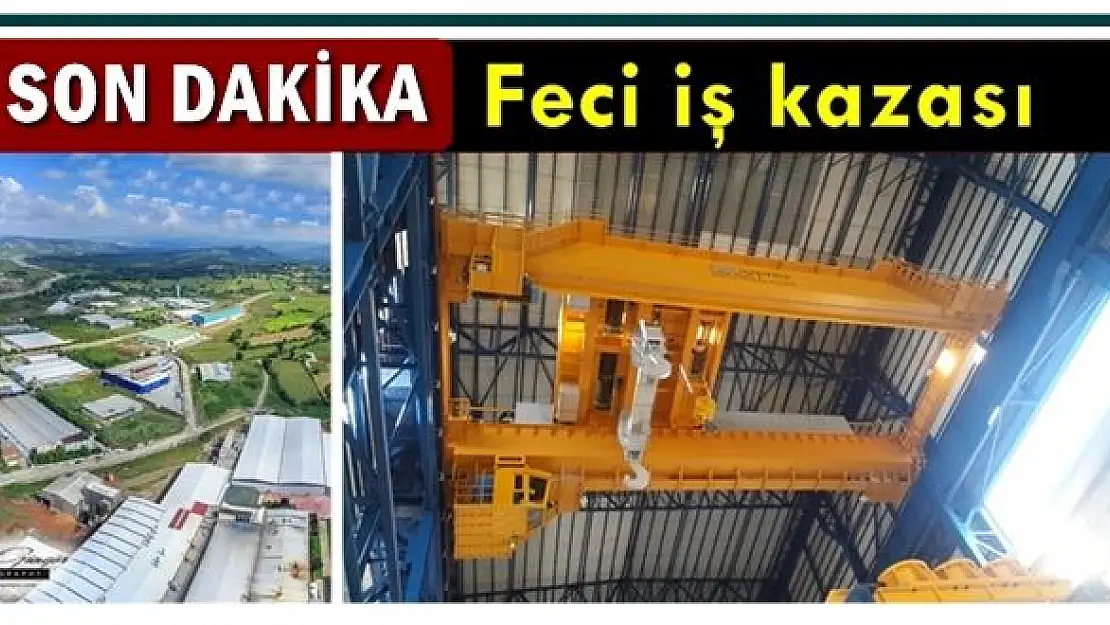 Organize sanayide iş kazası