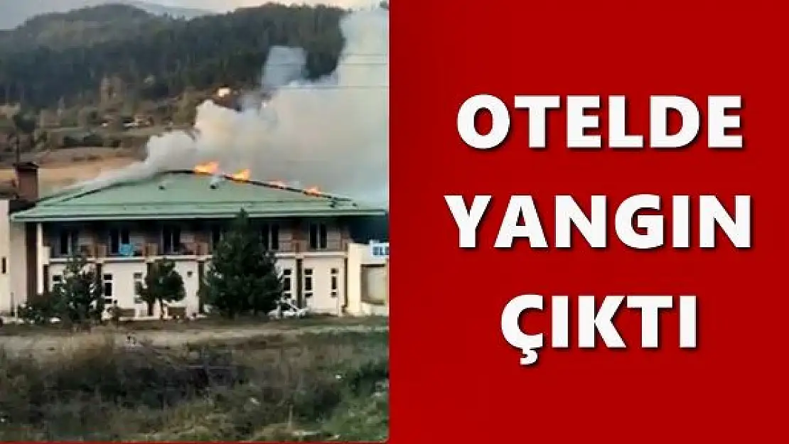 Otelde yangın çıktı