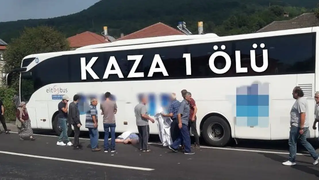 Otobüsün altında kaldı