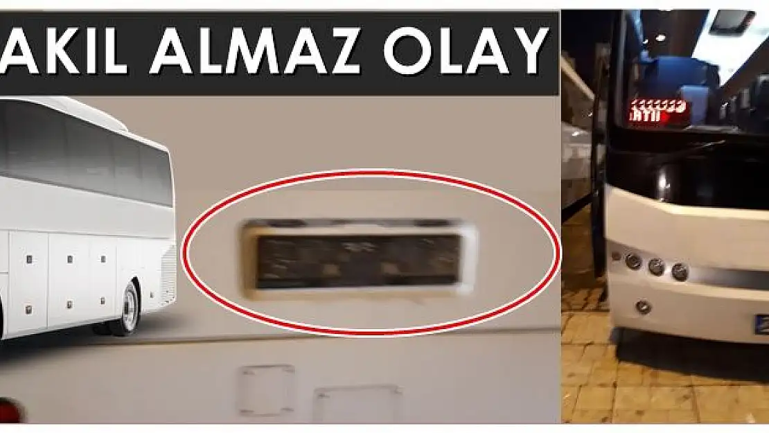 Otogarda akıl almaz olay!