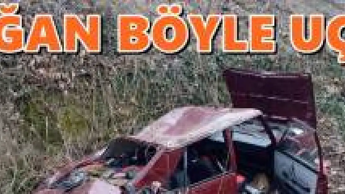 Otomobil tarlaya uçtu: 4 yaralı