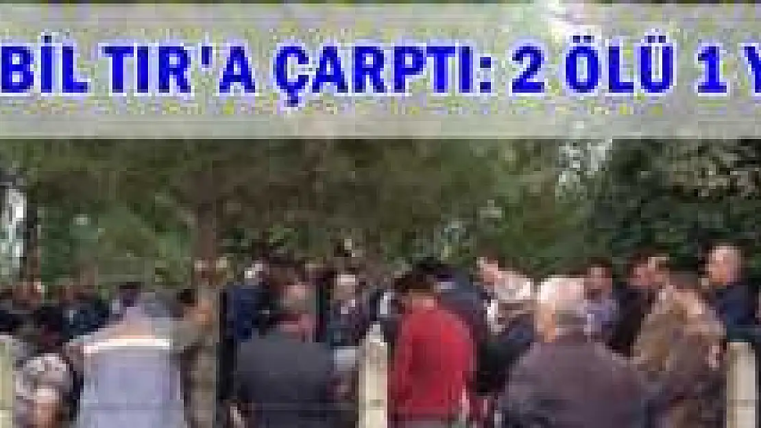 Otomobil TIR'a Çarptı: 2 Ölü, 1 Yaralı