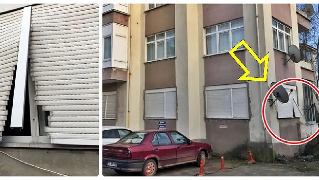 Panjuru kırıp eve girdiler