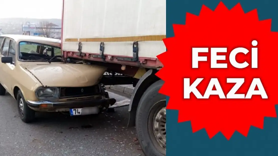 Park halindeki tırın altına girdi