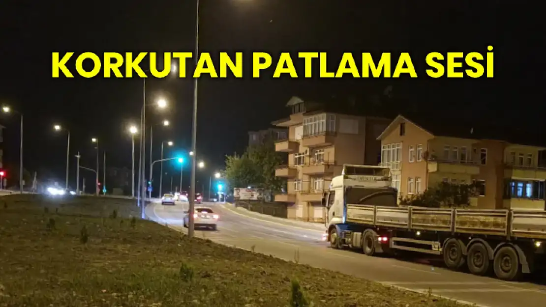 Patlama sesi korkuttu