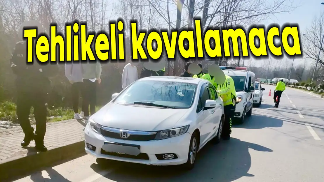 Polis peşlerine takıldı