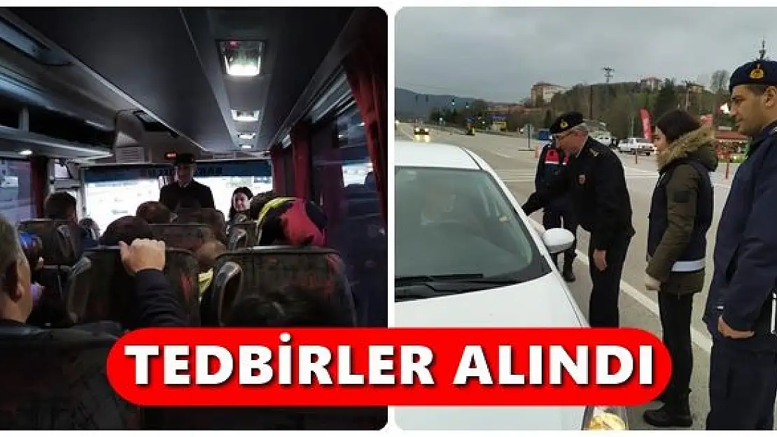 Polis ve jandarma tedbirleri aldı