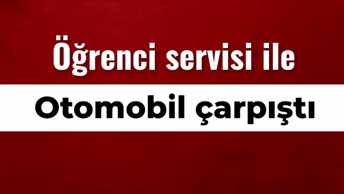 Polisevi kavşağında kaza